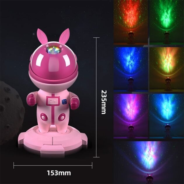 Projecteur Galaxie Lumière – Design Astronaute pour Enfants et Adultes