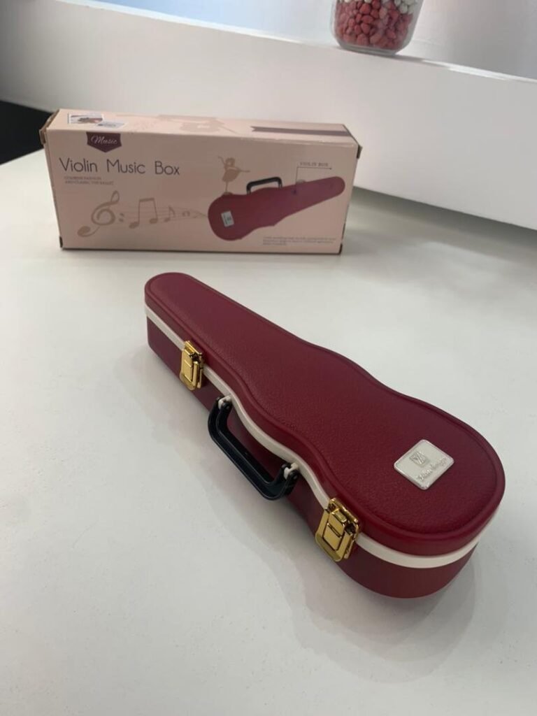 Boîte à Musique Vintage avec Ballerine et Violon