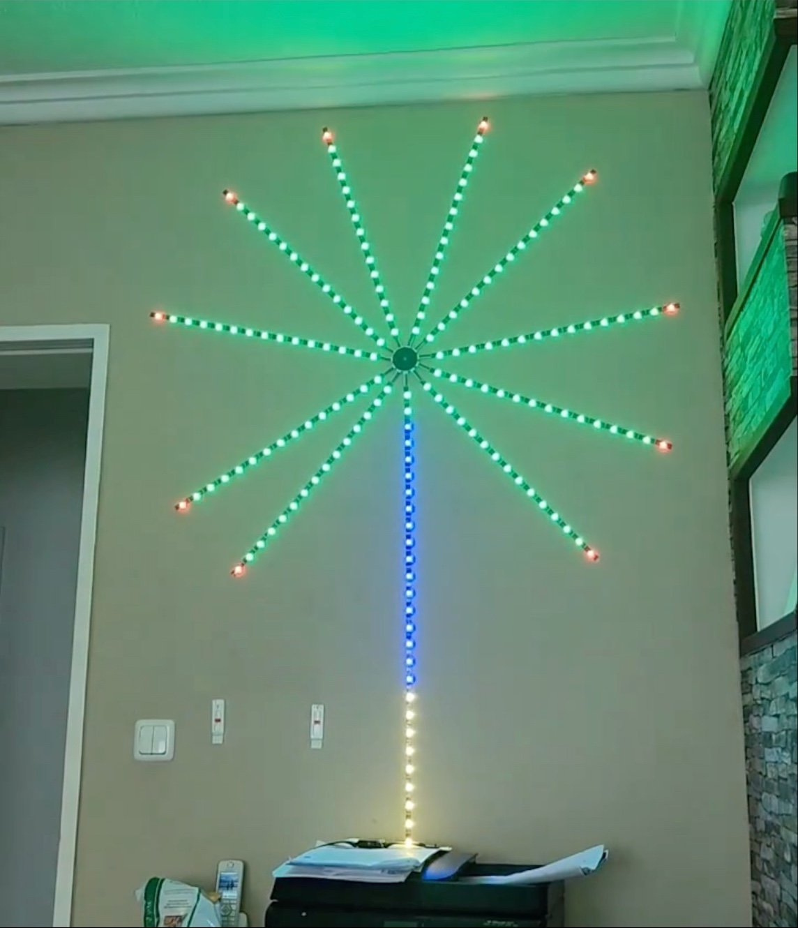 Lumière RGB Feux d'Artifice Contrôlée par Application - Image 3