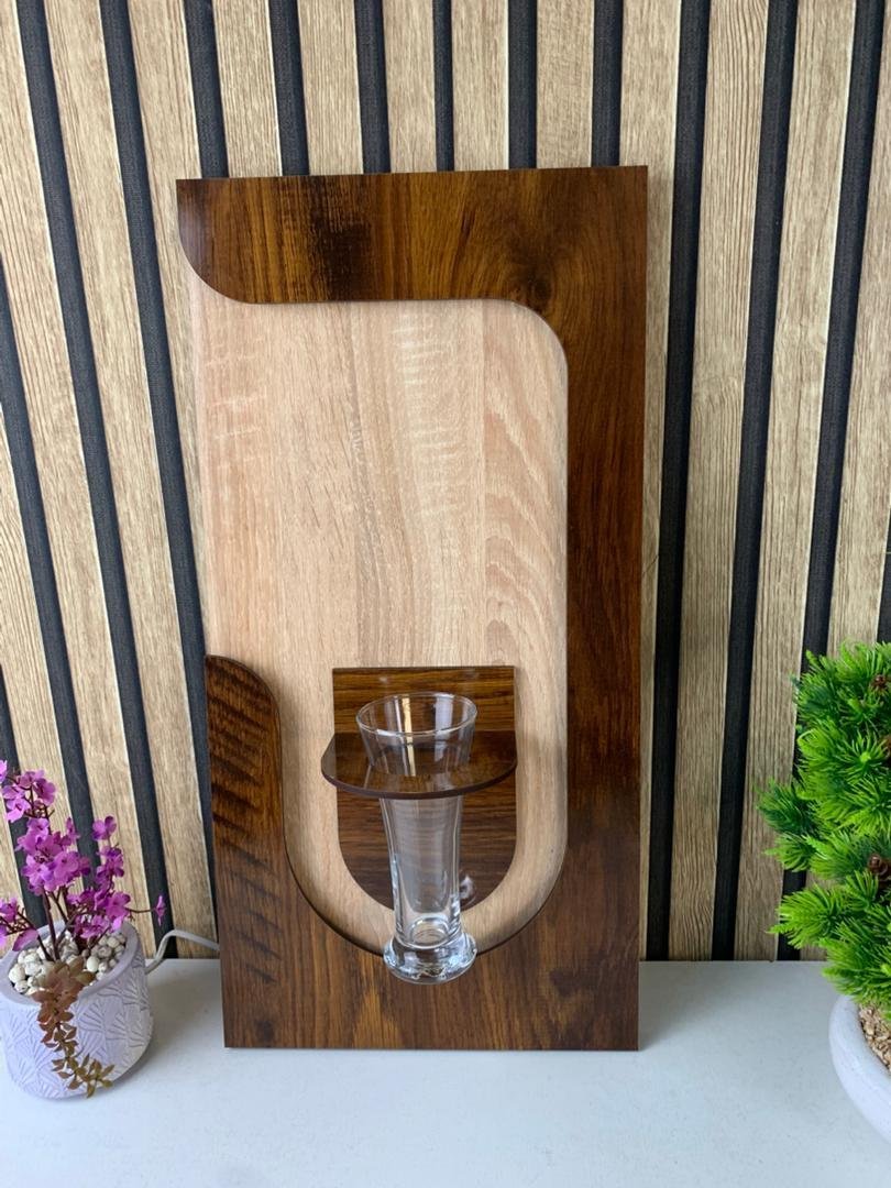 Panneau mural décoratif avec éclairage LED design moderne en bois V2 – L’élégance naturelle qui illumine vos murs - Image 3