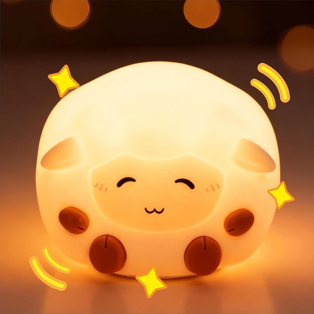 Veilleuse Mouton LED Souple et Rechargeable – Lampe Enfant en Silicone - Image 2