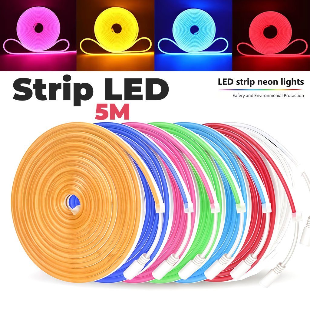 Bande LED RGB 5M – Effet Néon Multicolore