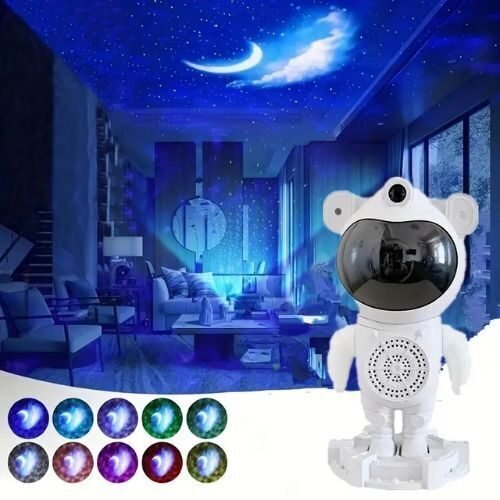 Projecteur Astronaute LED avec Haut-parleur Bluetooth 2