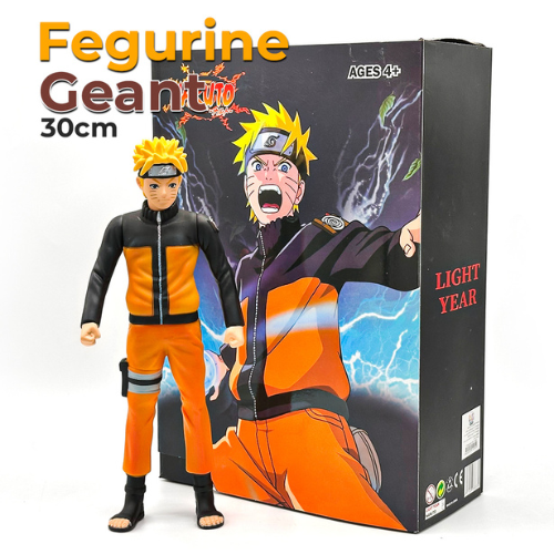 Figurine Géante Naruto Uzumaki - 30 cm en PVC Haute Qualité