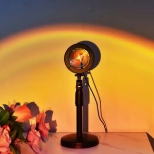 Projecteur de Coucher de Soleil Rotatif à 180° USB.