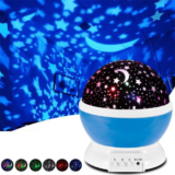 Lampe Projecteur Étoiles Cosmos avec Lumières Multicolores