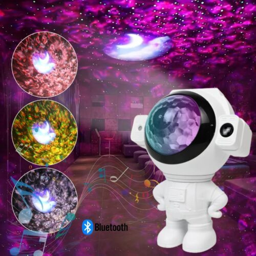 Projecteur Astronaute avec Haut-Parleur Bluetooth