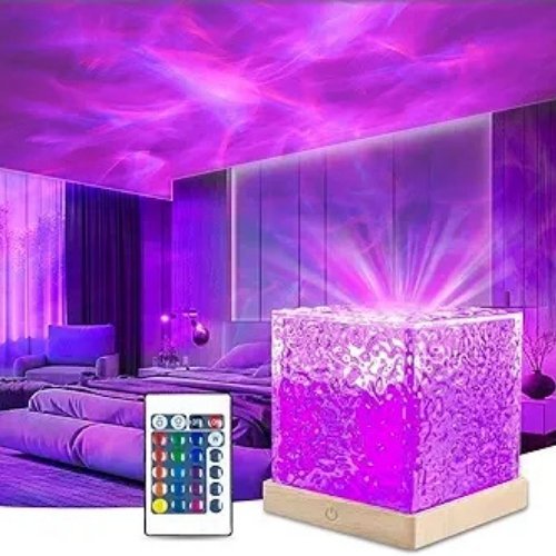 Veilleuse Dynamique à Effet d’Eau - Effet Ondulant Apaisant