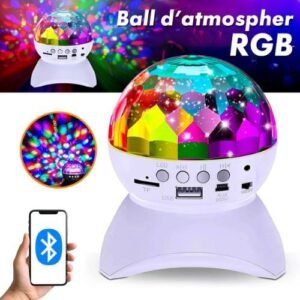 Projecteur LED Disco RGB Intelligent – Décoration pour Chambre