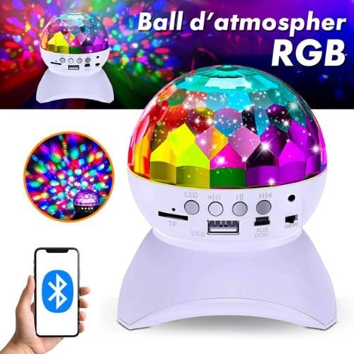 Projecteur LED Disco RGB Intelligent – Décoration pour Chambre