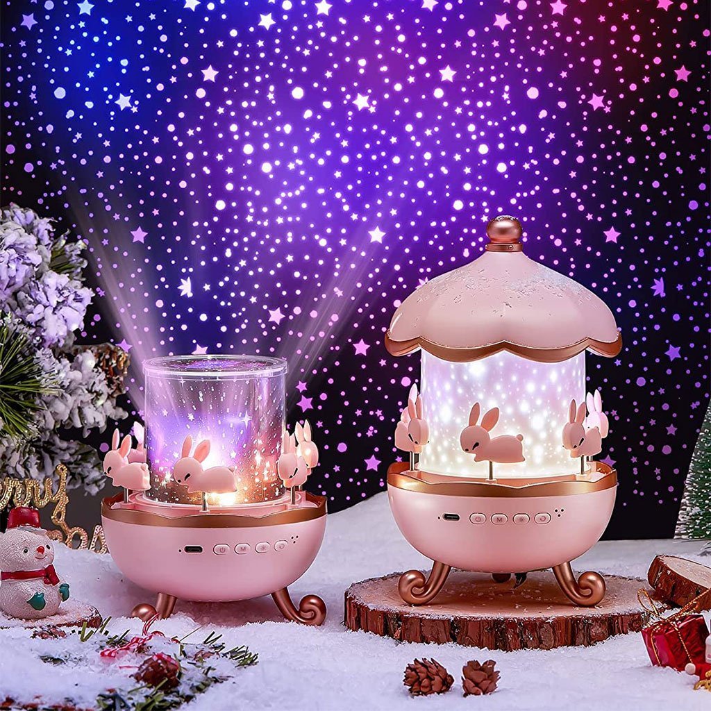 Projecteur Ciel Étoilé Lapins 360° – Magie et Douceur pour Enfants - Image 6