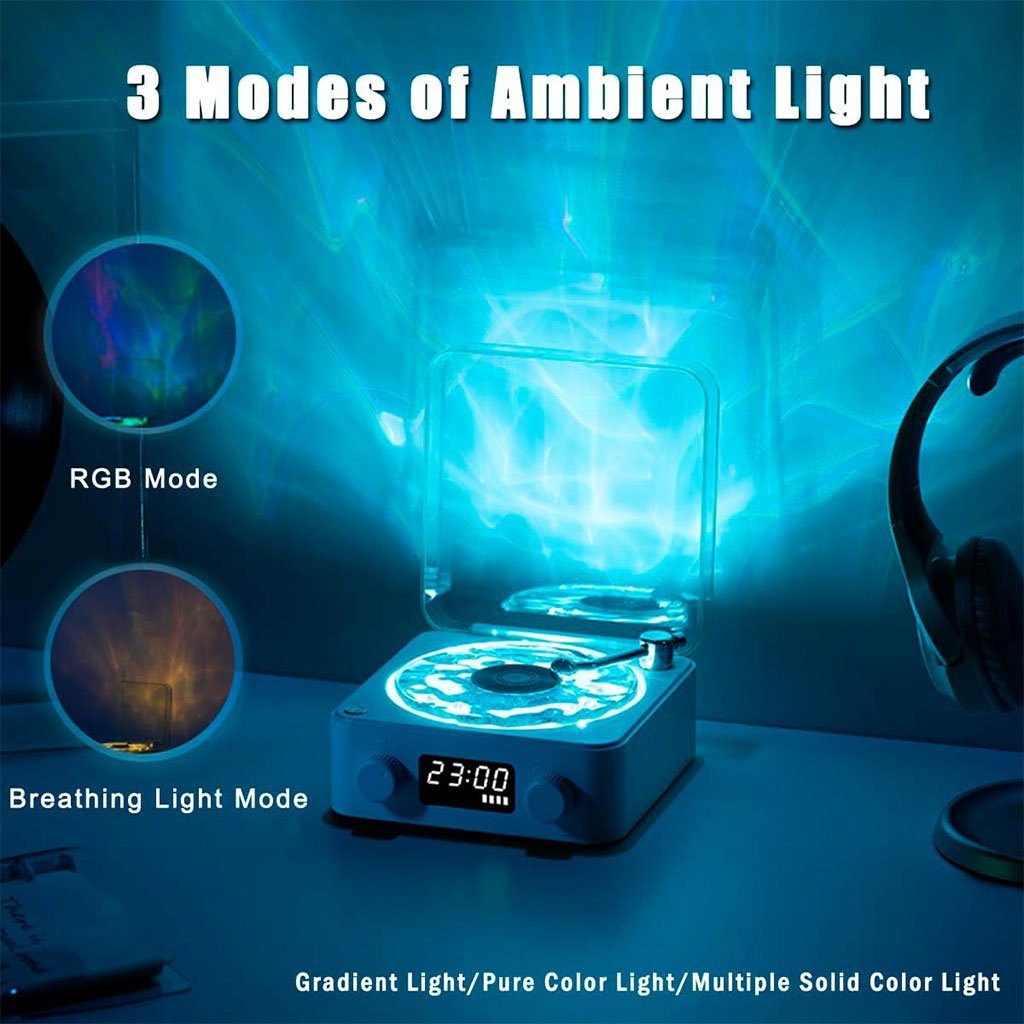 Lampe Vinyle Relaxante 3 Modes Sans Fil Bluetooth - Image 5