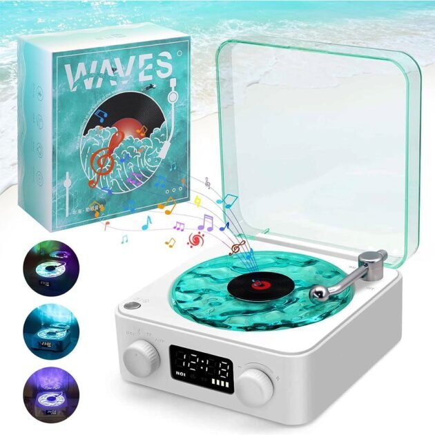 Lampe Vinyle Relaxante 3 Modes Sans Fil Bluetooth