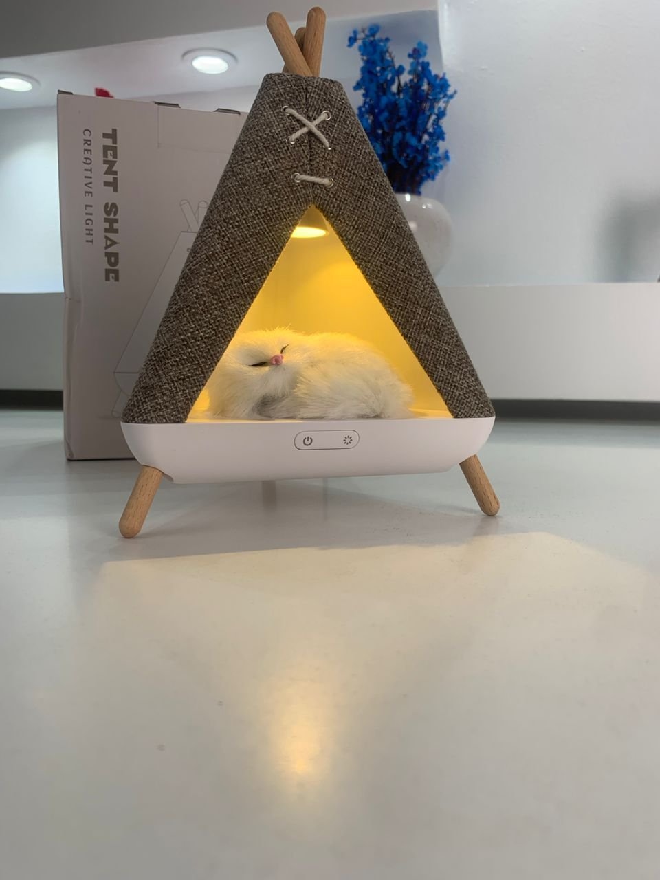 Lampe de Table Tente Bluetooth avec Haut-Parleur Intégré - Image 5