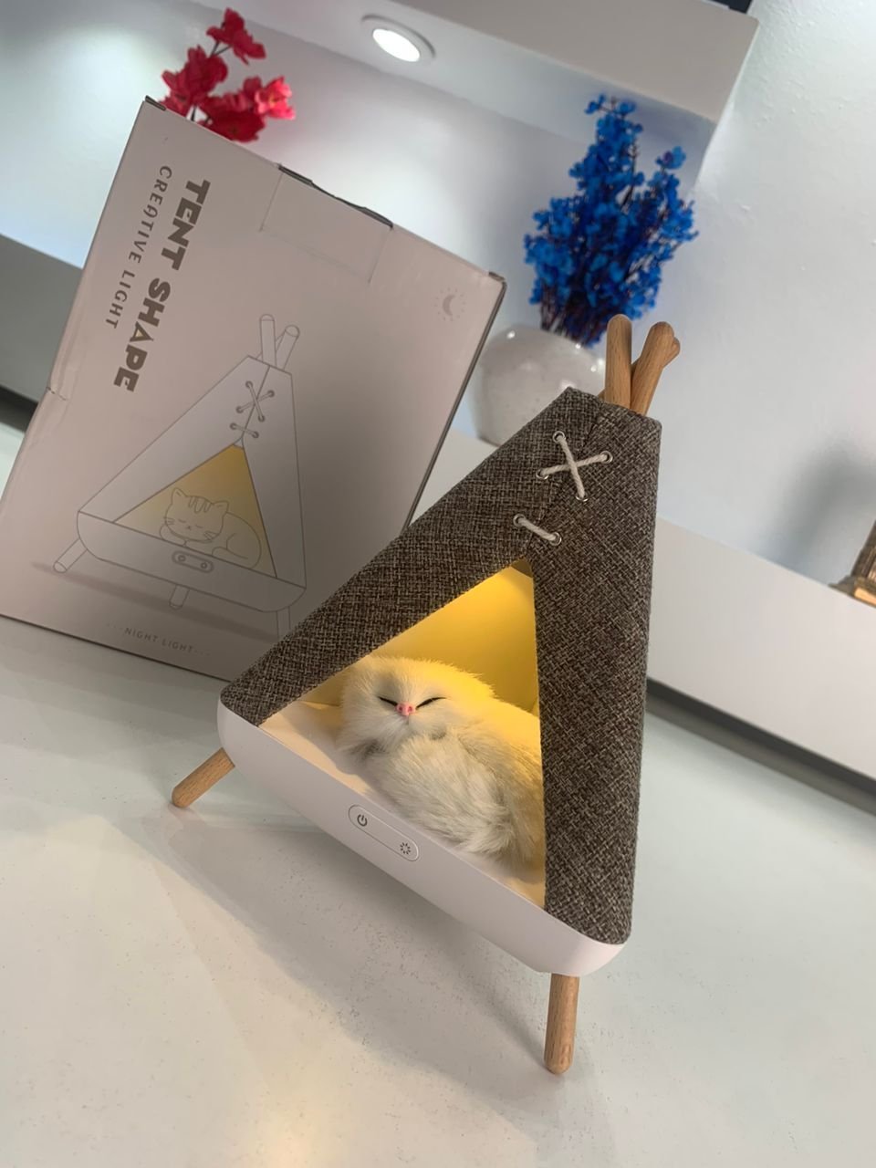 Lampe de Table Tente Bluetooth avec Haut-Parleur Intégré - Image 3