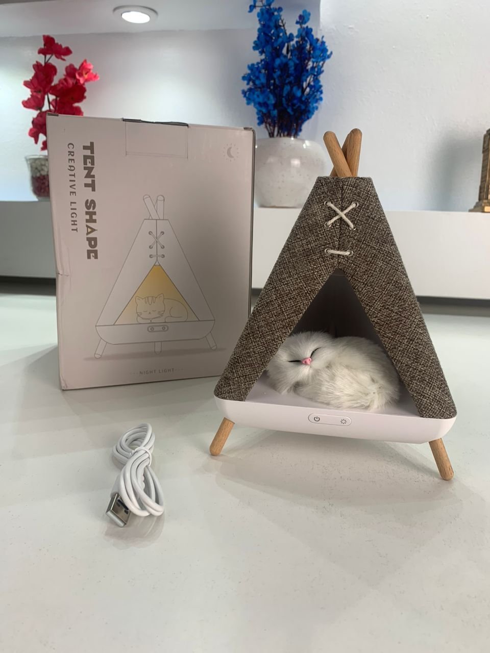 Lampe de Table Tente Bluetooth avec Haut-Parleur Intégré - Image 6