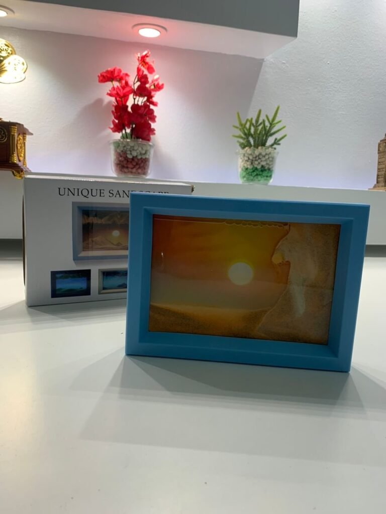 Tableau Sablier Dynamique - Décoration Relaxante et Artistique