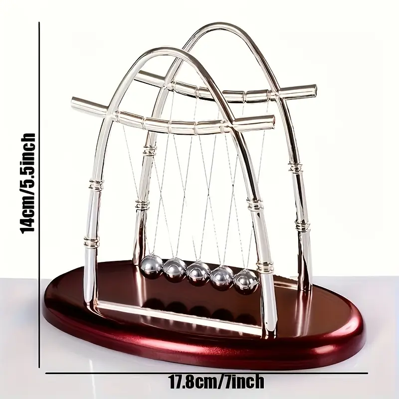 Pendule Newton Balls d'équilibre en acier Classique - Image 2