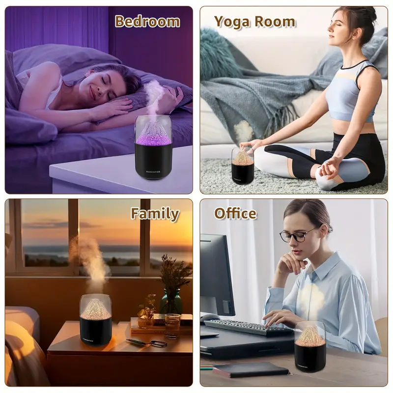 Diffuseur d'Arômes Volcanique ultrasonique 300ml - Image 2