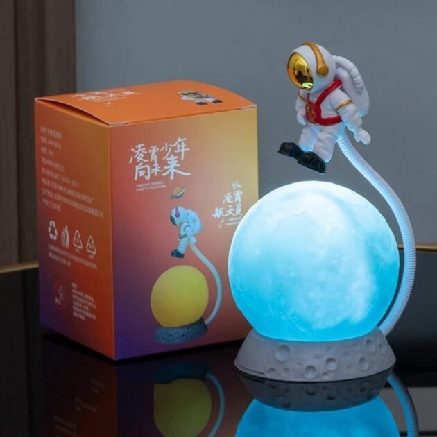 Veilleuse Astronaute 3D en forme d'astronaute