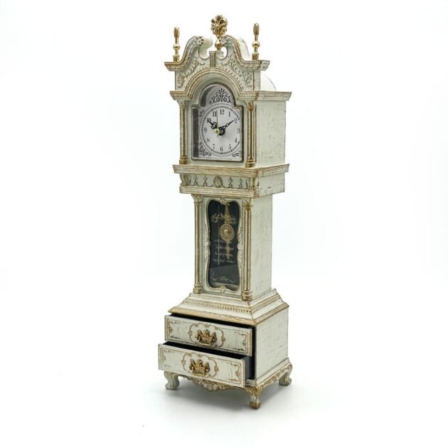 Horloge de Grand-mère – Élégance Vintage avec Boîte à Musique