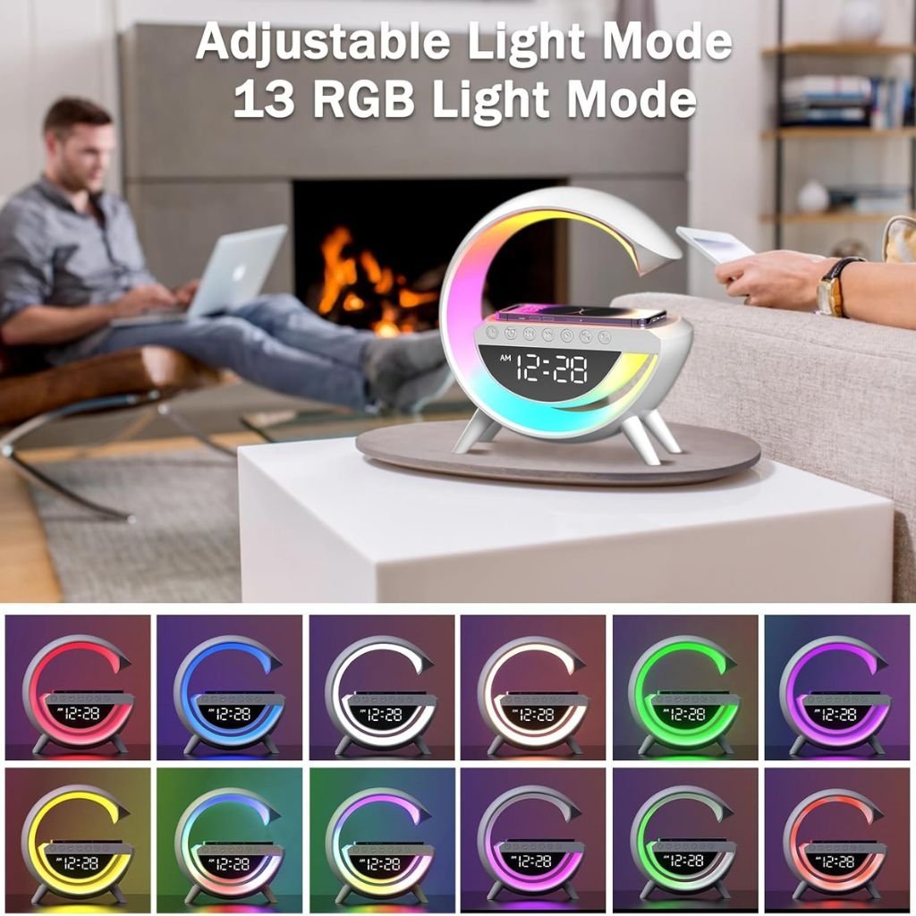 Lampe LED Multifonction avec Chargeur Sans Fil - Image 3