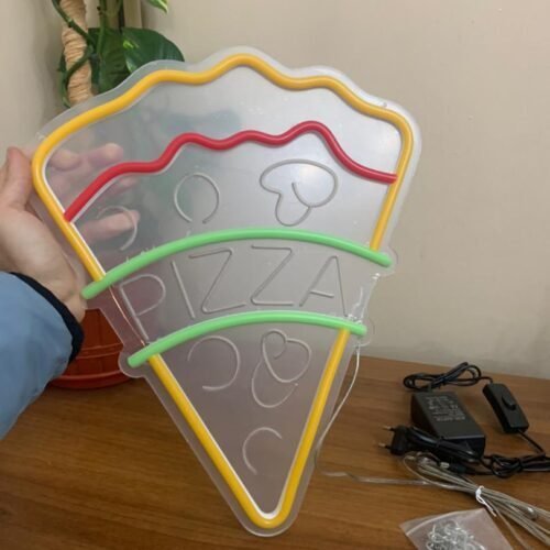 Enseigne Néon Pizza LED - Design Attrayant, 40x30cm - Image 4