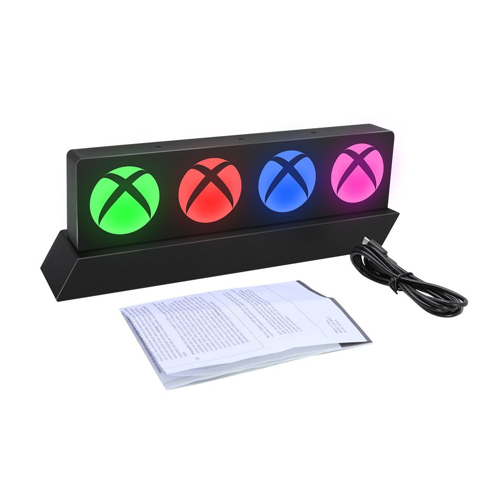 Lampe LED Xbox Icon - Décoration Gamer, 3 Modes d’Éclairage, USB/Batterie - الصورة 2
