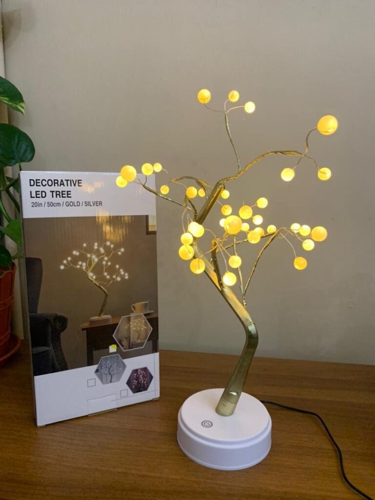 Lampe de Table Arbre Lumineux Style Bonsaï – Ambiance zen et décor élégante