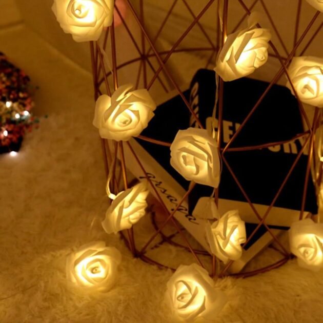 Guirlande Fleurs à 10 Pcs – 2m – Éclairez et décorez votre espace avec élégance