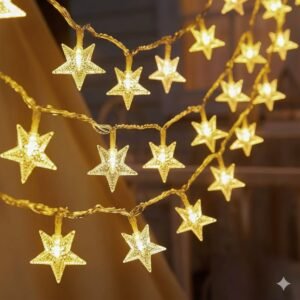 Guirlande LED Blanc Chaud – Élégance Décorative & Ambiance Chaleureuse